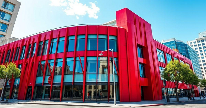 Descubra as Vantagens da Fachada ACM Vermelho para Seu Projeto